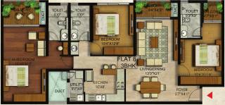 Rajarajeshware Piccassso (3BHK+3T (2,037 sq ft) 2037 sq ft) Rajarajeshware Piccassso (3BHK+3T (2,037 sq ft) 2037 sq ft)