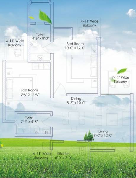 Elite The Elite Spire (2BHK+2T (770 sq ft) 770 sq ft) Elite The Elite Spire (2BHK+2T (770 sq ft) 770 sq ft)