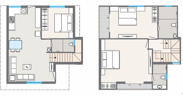 Ville 2 (3BHK+3T (1,188 sq ft) + Study Room 1188 sq ft)