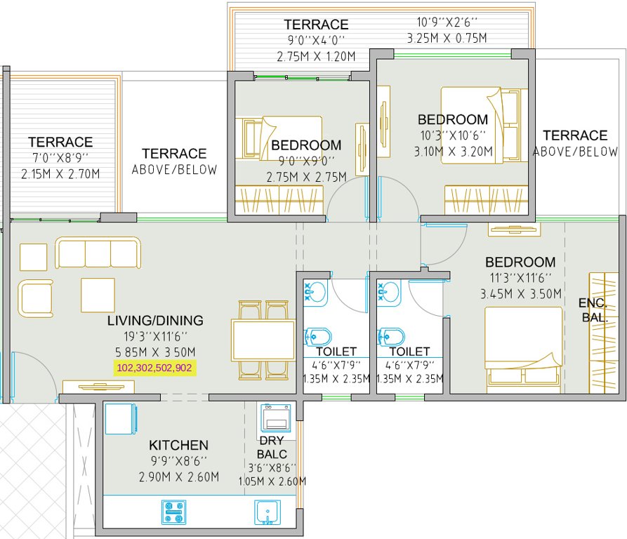  signature park c and d building Floor Plan Floor Plan