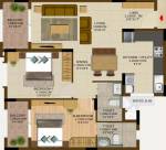 Brigade Topaz (2BHK+2T (1,266 sq ft) 1266 sq ft) Brigade Topaz (2BHK+2T (1,266 sq ft) 1266 sq ft)