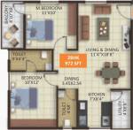 Sunka Reddy Constructions Opulent SRC Blue Bells (2BHK+2T (972 sq ft) 972 sq ft) Sunka Reddy Constructions Opulent SRC Blue Bells (2BHK+2T (972 sq ft) 972 sq ft)