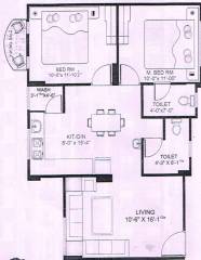 Shri Sai Residency (2BHK+2T (1,115 sq ft) 1115 sq ft) Shri Sai Residency (2BHK+2T (1,115 sq ft) 1115 sq ft)
