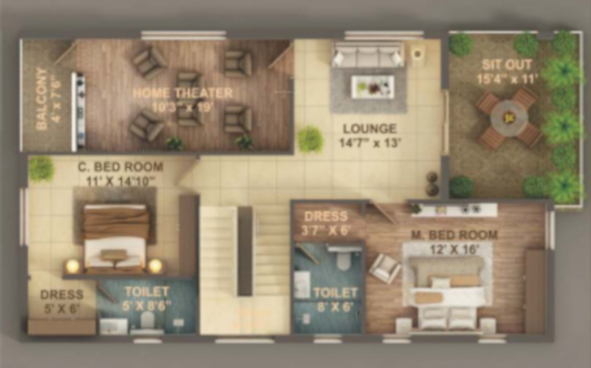  royal village Floor Plan First Floor Plan