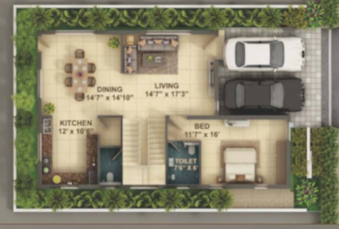  royal village Floor Plan Ground Floor Plan