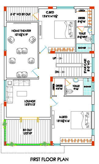  royal village Floor Plan First Floor Plan
