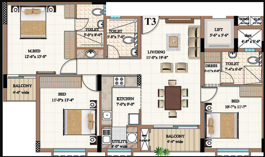 Floor Plan excellencia Floor Plan Floor Plan