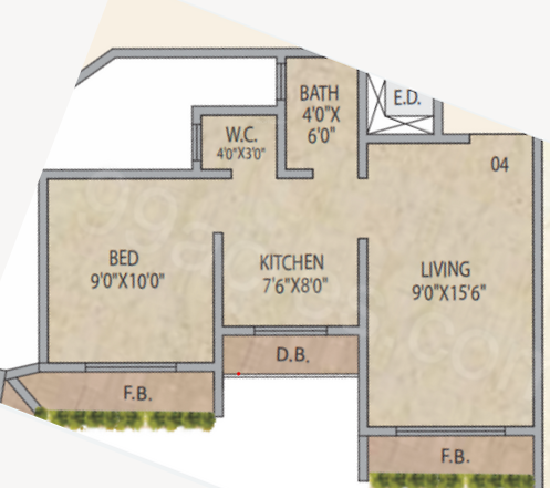  shamrock residency Floor Plan Floor Plan