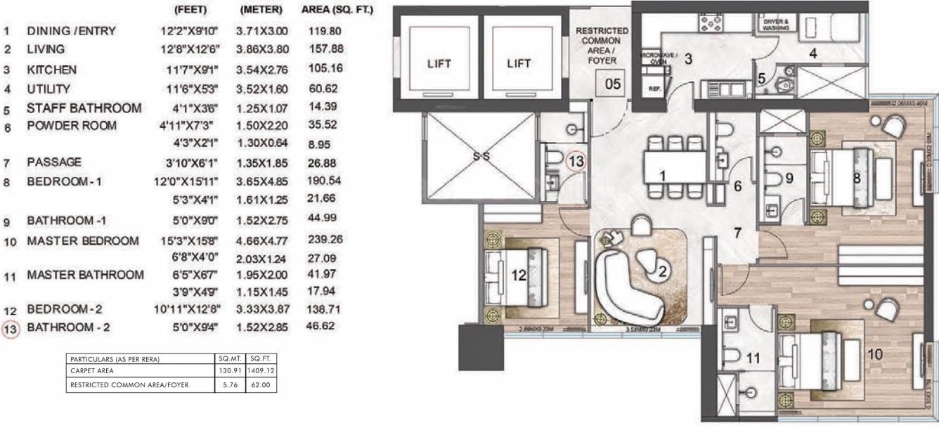 Rustomjee Crown Phase 2