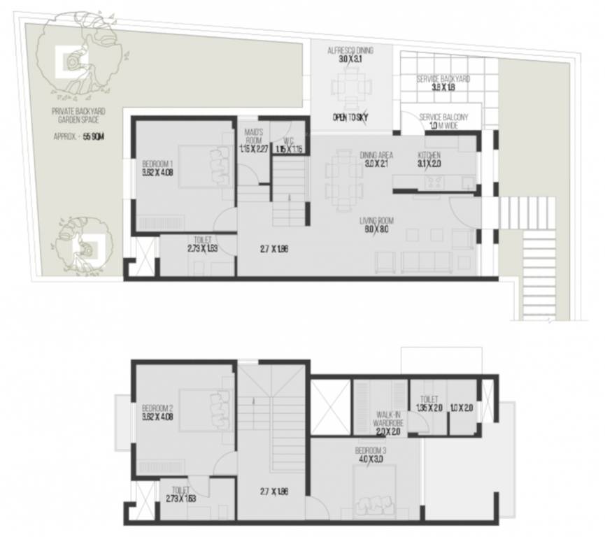 Urban Alchemy Courtyard (3BHK+3T (1,343.55 sq ft) 1343.55 sq ft) Urban Alchemy Courtyard (3BHK+3T (1,343.55 sq ft) 1343.55 sq ft)