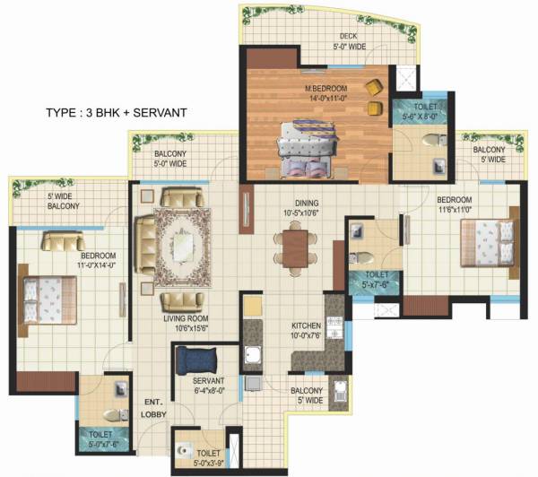  antriksh-golf-view-ii Floor Plan Floor Plan