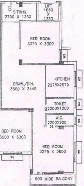 D B Bhagawati Apartment (2BHK+2T (935 sq ft) 935 sq ft) D B Bhagawati Apartment (2BHK+2T (935 sq ft) 935 sq ft)