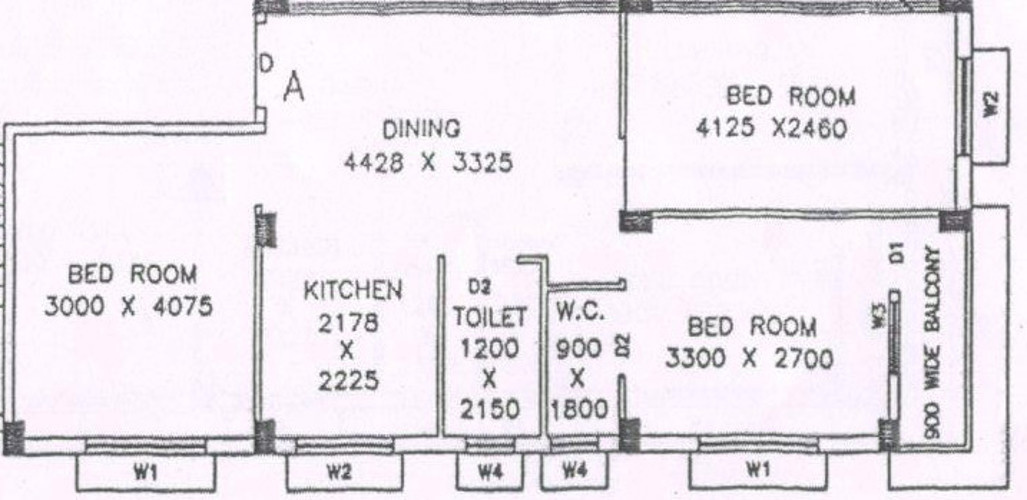 D B Bhagawati Apartment (3BHK+2T (896 sq ft) 896 sq ft) D B Bhagawati Apartment (3BHK+2T (896 sq ft) 896 sq ft)