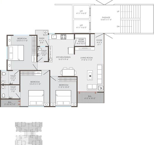 SP Shree Siddheshwar Paradise (3BHK+3T (1,064 sq ft) 1064 sq ft) SP Shree Siddheshwar Paradise (3BHK+3T (1,064 sq ft) 1064 sq ft)