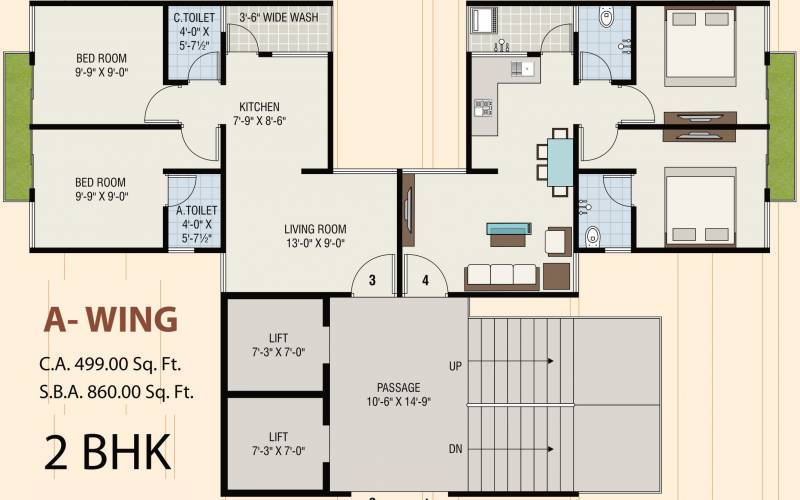  al-madina-residency Floor Plan Floor Plan