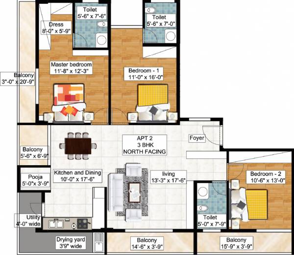  prashanti-balu-enclave Floor Plan Floor Plan