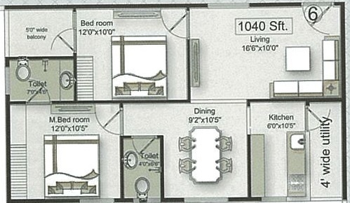  fame-s-royal-residency Floor Plan Floor Plan