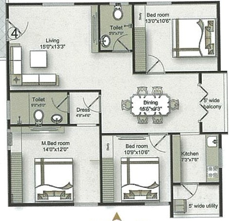  fame-s-royal-residency Floor Plan Floor Plan