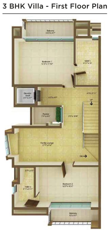 Peninsula Ashok Beleza (3BHK+3T (2,389 sq ft) 2389 sq ft)