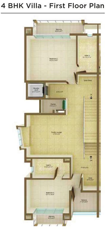Peninsula Ashok Beleza (4BHK+4T (3,056 sq ft) 3056 sq ft)
