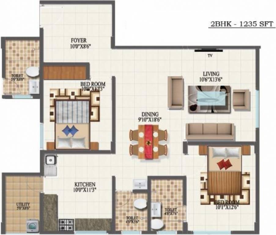 vaishnavi mandara Floor Plan Floor Plan