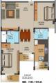 Bonitas Harmony (2BHK+2T (1,145 sq ft) 1145 sq ft)