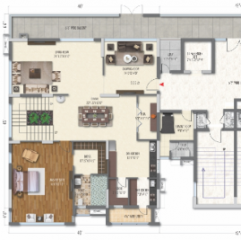  gvk-skycity Floor Plan Lower Level Duplex Plan