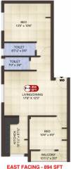 Asset Dev (2BHK+2T (894 sq ft) 894 sq ft) Asset Dev (2BHK+2T (894 sq ft) 894 sq ft)