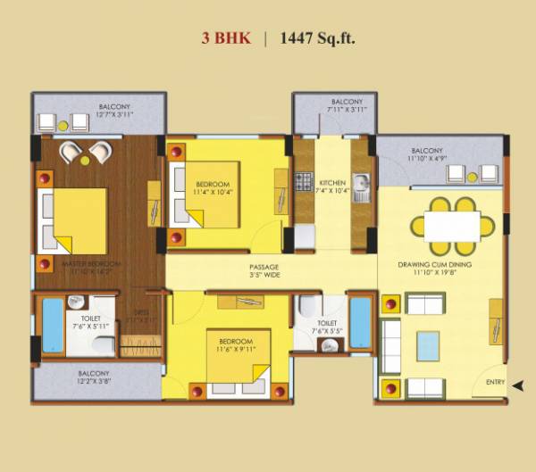  indrapratha-residency Floor Plan Floor Plan