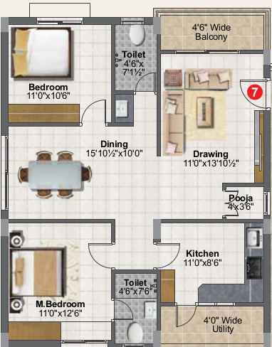 floorPlan of Sai Teja Balaji Nest