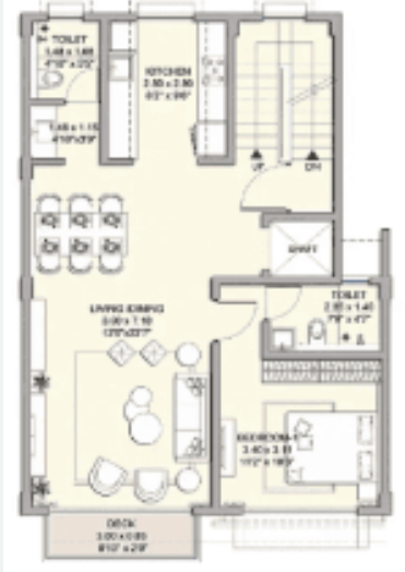  magnolia-cluster-2 Floor Plan First Floor Plan