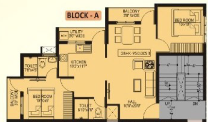 Sita Janak Residency (2BHK+2T (950 sq ft) 950 sq ft) Sita Janak Residency (2BHK+2T (950 sq ft) 950 sq ft)