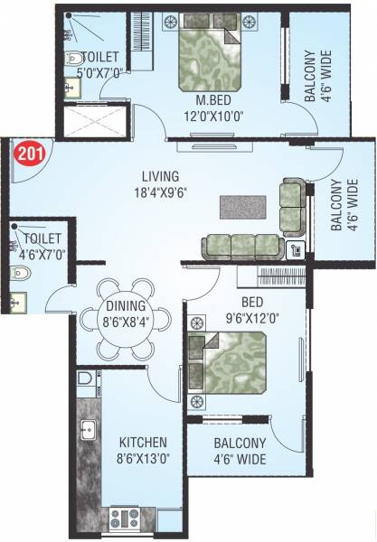  residency Floor Plan Floor Plan