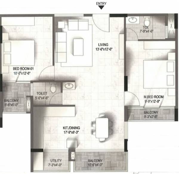 floorPlan of Vistara Homes