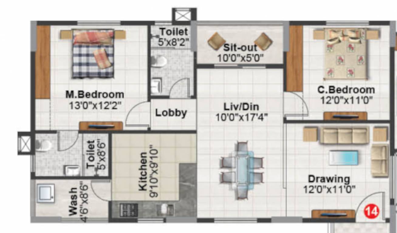 Floor Plan aavaas Floor Plan Floor Plan