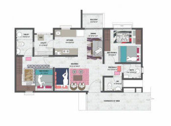 floorPlan of Mahima Mahimas Shubh Nilay Phase I