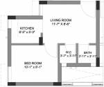 floorPlan of Ashiana Greens Ews Block