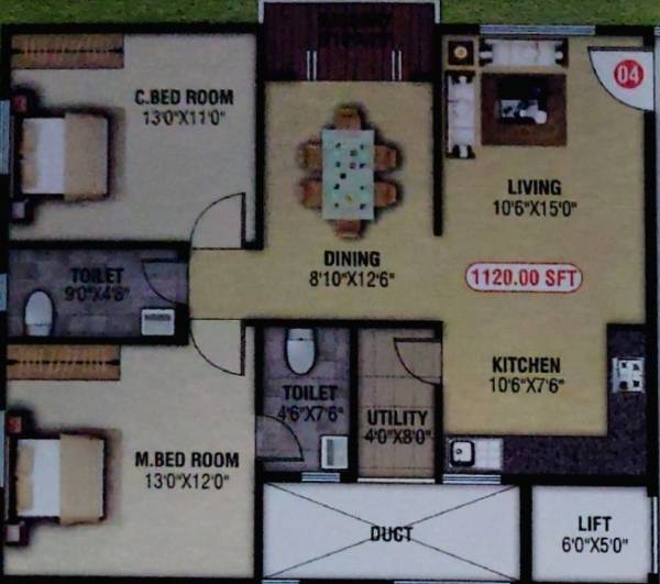 floorPlan of SSV Golden Nest