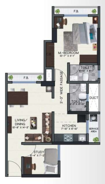  swastik floresta apartments Floor Plan Floor Plan