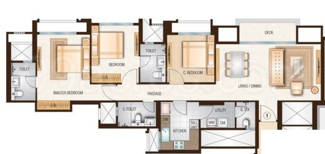 Floor Plan one hiranandani park Floor Plan Floor Plan