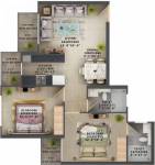 floorPlan of Signature Global The Millennia II