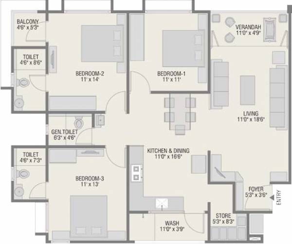 floorPlan of G Platinum