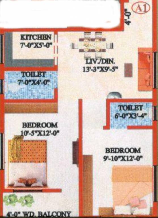 M A H Jai Ganesh Apartment 2