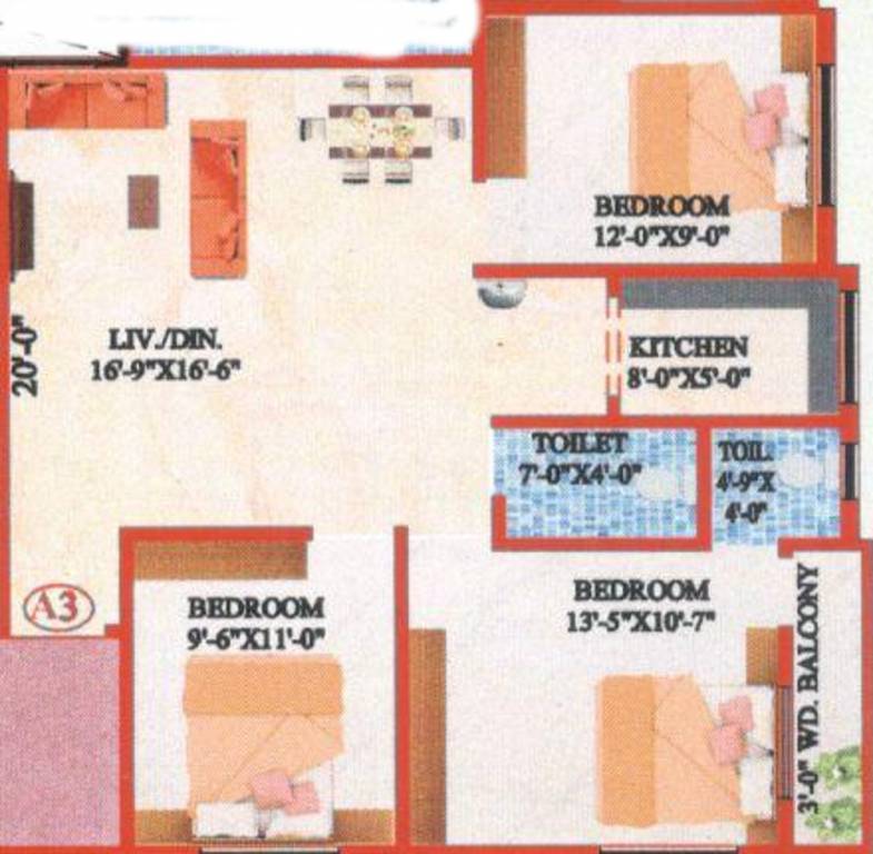 M A H Jai Ganesh Apartment 2