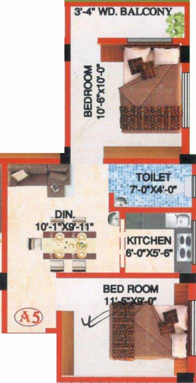 M A H Jai Ganesh Apartment 4