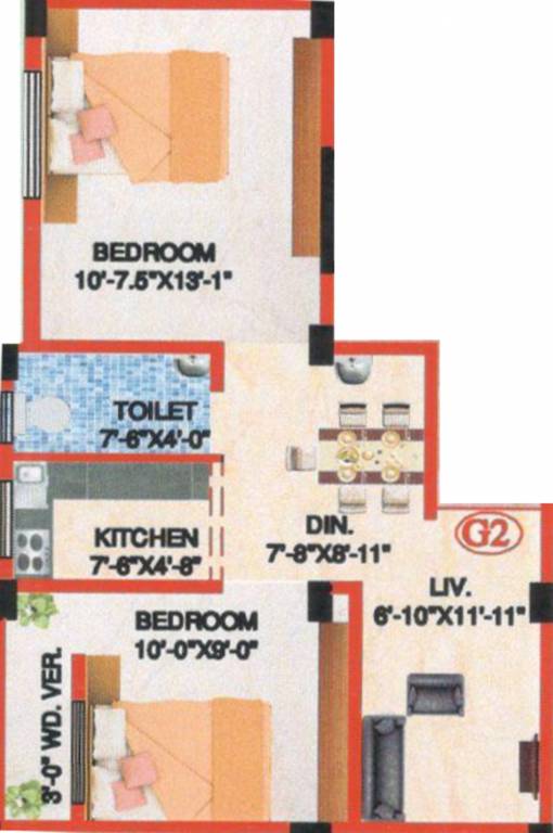 M A H Jai Ganesh Apartment 4