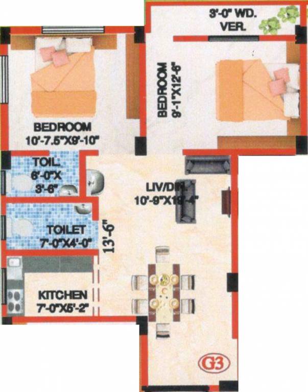 M A H Jai Ganesh Apartment 4