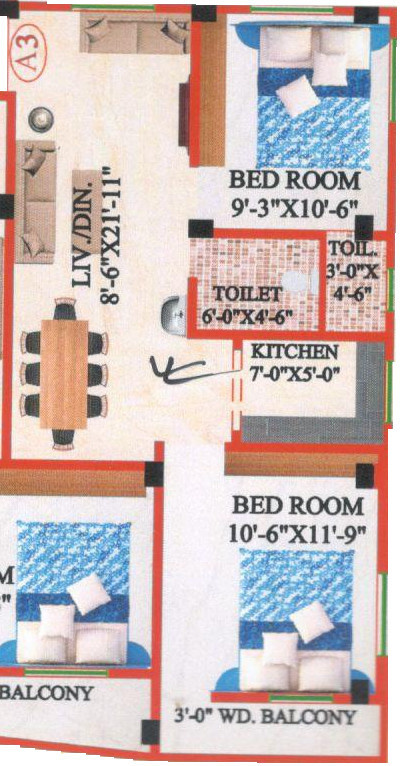 M A H Jai Ganesh Apartment 3