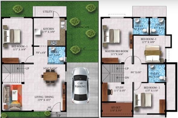 Alliance Humming GardensVillas (3BHK+3T (1,376 sq ft) + Study Room 1376 sq ft) Alliance Humming GardensVillas (3BHK+3T (1,376 sq ft) + Study Room 1376 sq ft)