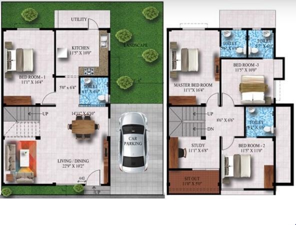 Alliance Humming GardensVillas (4BHK+4T (1,896 sq ft) + Study Room 1896 sq ft) Alliance Humming GardensVillas (4BHK+4T (1,896 sq ft) + Study Room 1896 sq ft)